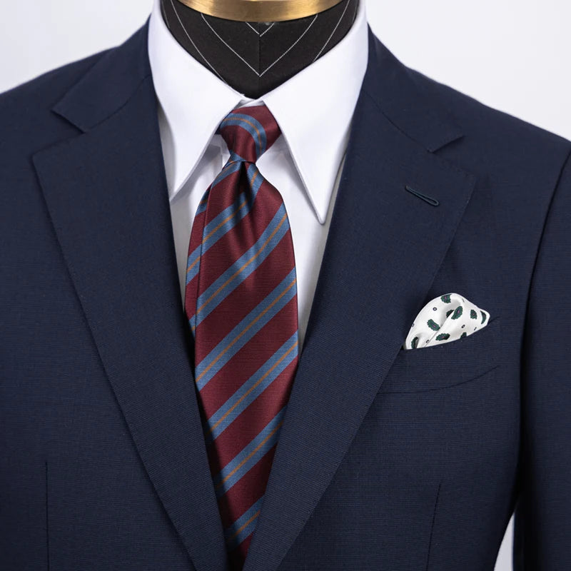 9cm Tie Ties Neckties for men High Quality Ties Red Green Tie strip Necktie Wedding neckties Fashion Zometg