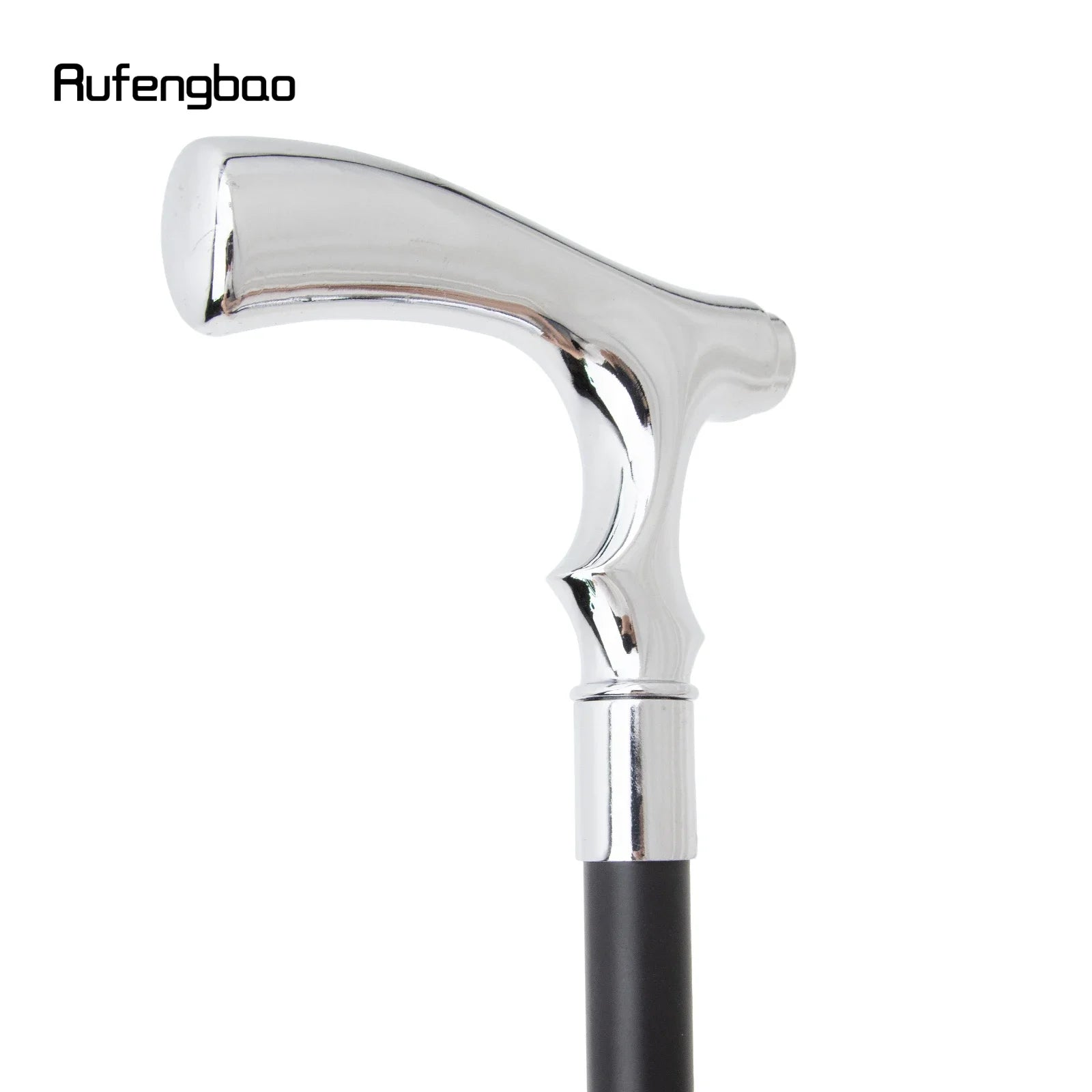 White T Shape Fashion Gentleman Decorative Stick - 36" Vintage-Inspired Cane for Cosplay, Steampunk, and Costume Parties