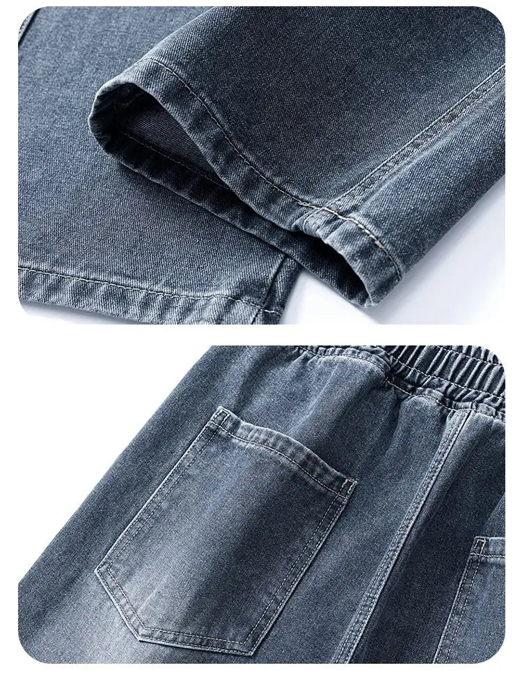Straight Jeans 2026 New Men's Clothes Wide-leg Baggy Casual Trousers Fashion Hip-hop Loose Jeans Streetwear Male