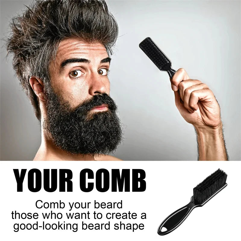 Hair Brush Neck Face Duster Hairdressing Hair Cutting Broken Hair Cleaning Brush for Barber Salon Hairdressing Styling Tool