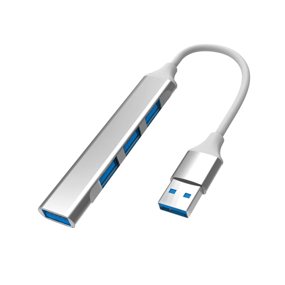 USB C Hub USB Hub 3.0 Type C Docking Station Aluminum 4-in-1 USB Expander, with 3 USB Ports and 1 USB C Port USB Distributor