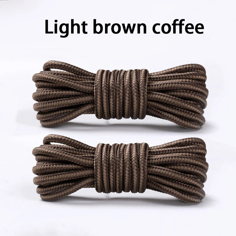 1Pair Round Striped Shoelace Outdoor Sports Shoelaces Sneaker Boots Laces Length 70cm/90cm/120cm/150cm