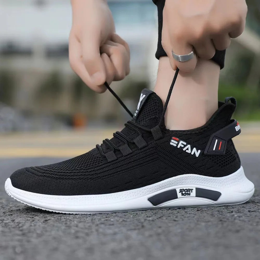 Men Sneakers Casual Shoes Men Flats Zapatillas Hombre Lightweight Pu Leather Breathable Shoe Mens White Sports Tenis Shoes