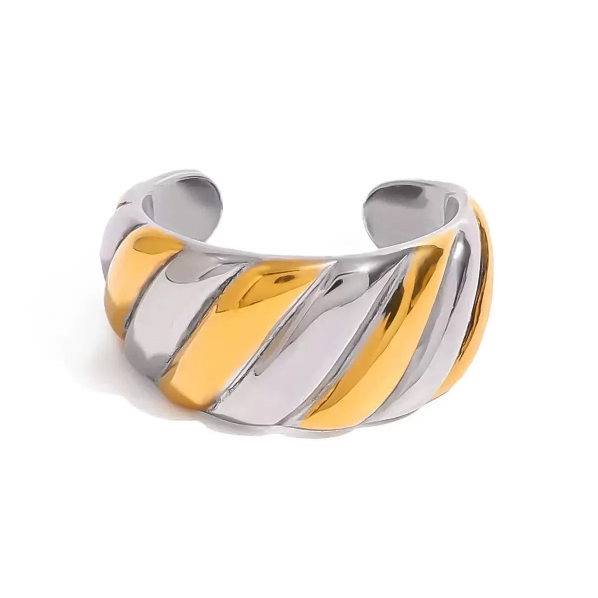 High End Waterproof Hollow Stainless Steel Finger Ring Trendy for Women Personalize Jewelry Wholesale