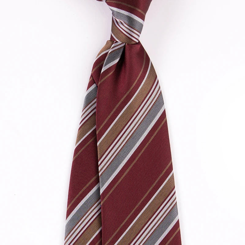 9cm Tie Ties Neckties for men High Quality Ties Red Green Tie strip Necktie Wedding neckties Fashion Zometg