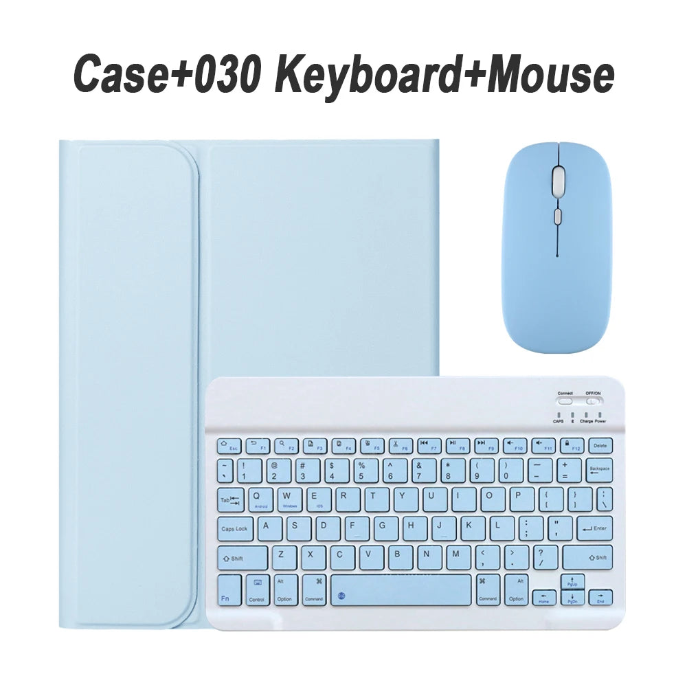 For Samsung Galaxy Tab A9 Plus 11 inch Case, Keyboard Case for Samsung Galaxy Tab A9+ 11 inch SM-X210/X216/X218