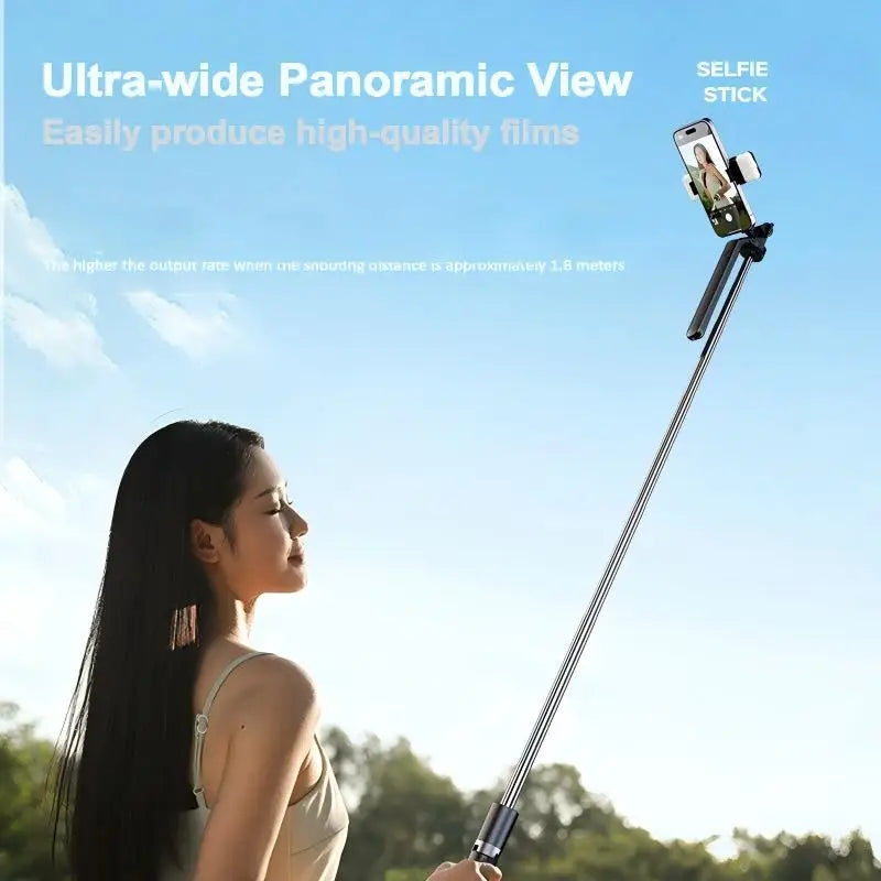 1700mm Wireless Selfie Stick Tripod Extendable Foldable Portable Monopod for Smartphone Stable Shooting Phone Stand