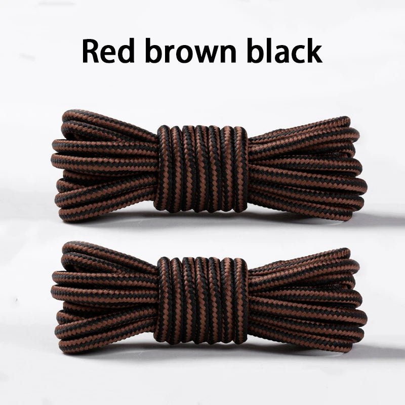 1Pair Round Striped Shoelace Outdoor Sports Shoelaces Sneaker Boots Laces Length 70cm/90cm/120cm/150cm