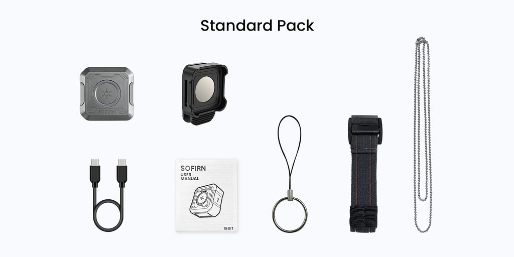 SOFIRN SE1 Pocket Flashlight 300Lm Mini EDC Light RGB Signal Ring Quick-Release Magnetic Wrist Keychain Torch for Bike Ride