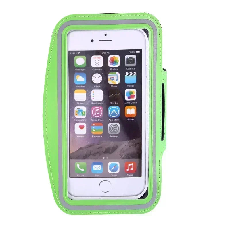 Sports Running Phone Armband Touch Screen Breathable With Key Pocket For iPhone 12-17 Pro Max For Android Gym Jogging Daily Use