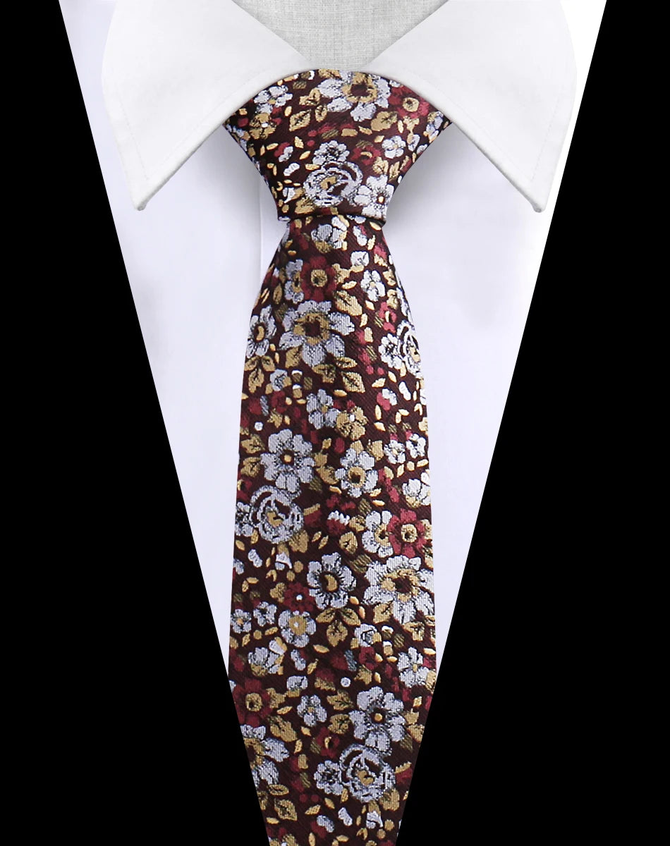 Men Tie Necktie For Men Business Wedding Party Luxury Paisley Necktie Fashion Floral Mens Neck Tie Accessories Wholesale Gravata