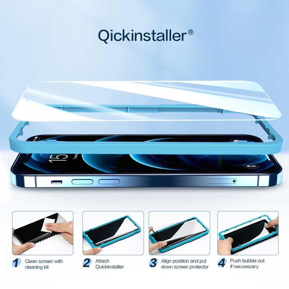 SmartDevil Screen Protector For iPhone 14 11 12 13 Mini Pro Max Tempered Glass X 8 7 Plus XS XR Non-full Cover Front Film
