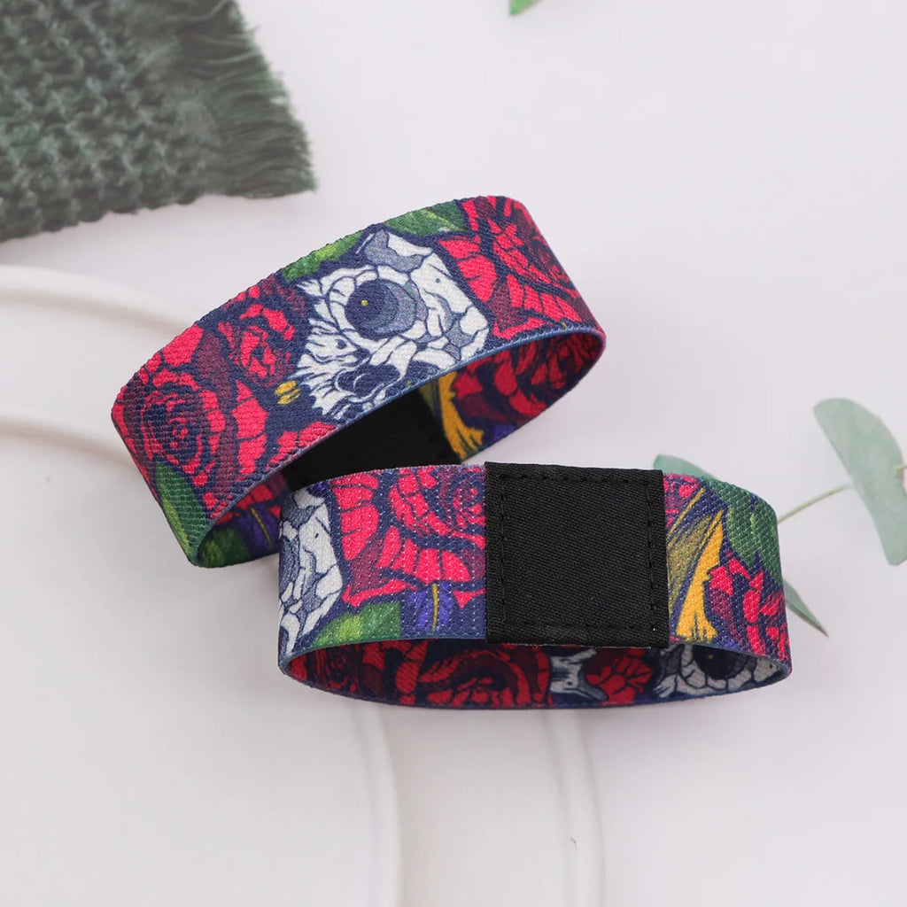 Mountain Bracelet For Women Men Elastic Sports Wristband Fashion Bangles Jewelry Accessories Holiday Gifts
