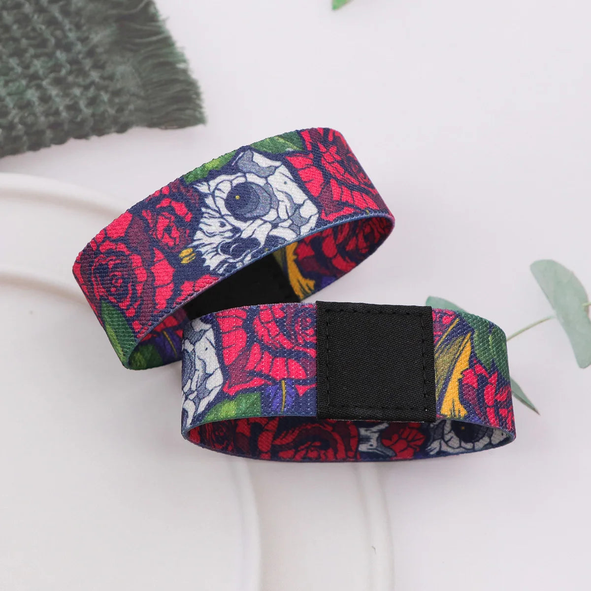 Mountain Bracelet For Women Men Elastic Sports Wristband Fashion Bangles Jewelry Accessories Holiday Gifts