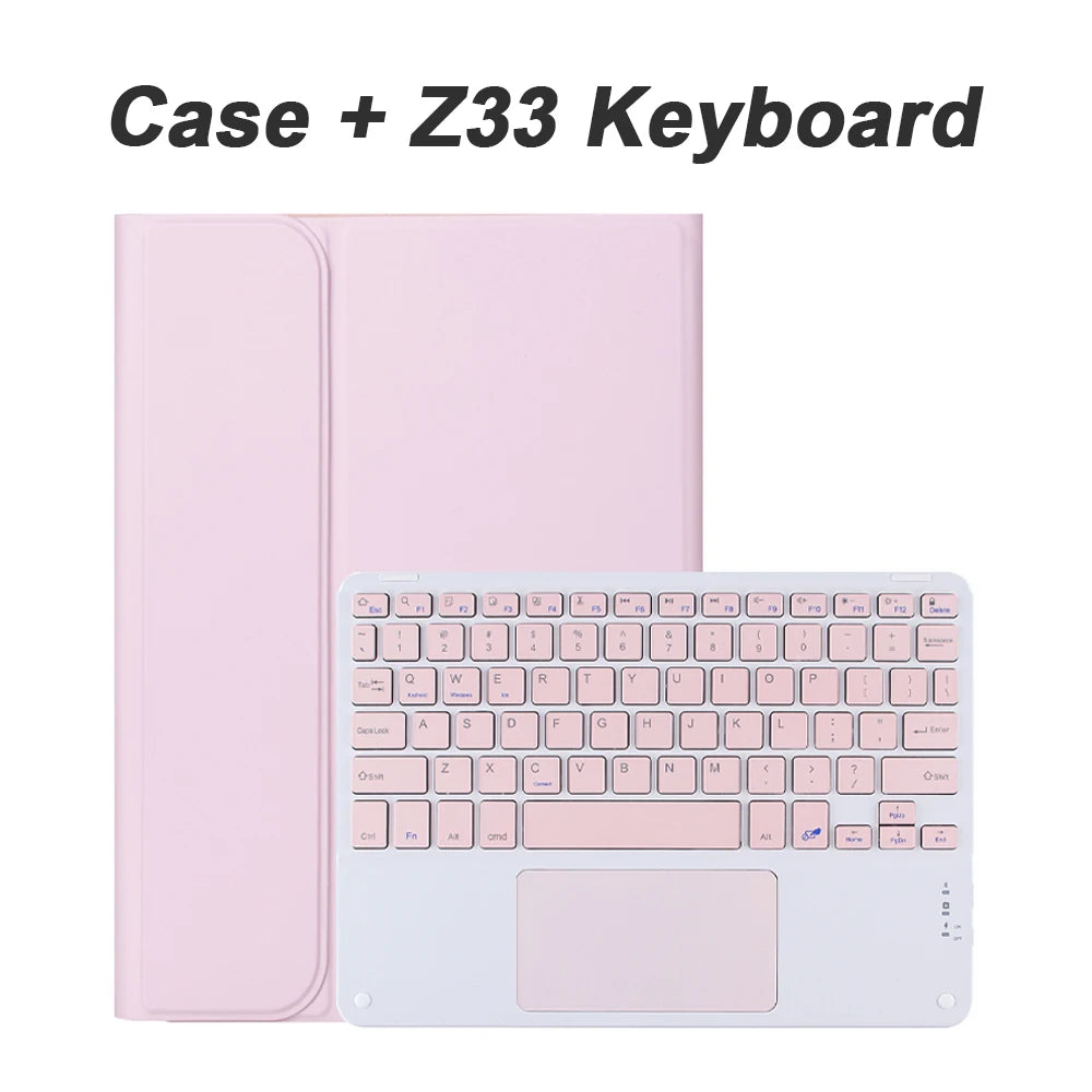 For Samsung Galaxy Tab A9 Plus 11 inch Case, Keyboard Case for Samsung Galaxy Tab A9+ 11 inch SM-X210/X216/X218