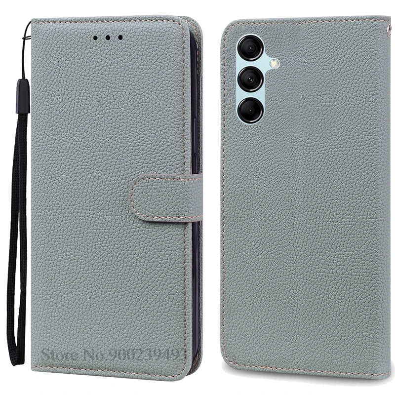 For Samsung Galaxy M55 Case Leather Wallet Flip Phone Case For Samsung M55 M156B Cover For Samsung Galaxy M55 5G Case Fundas