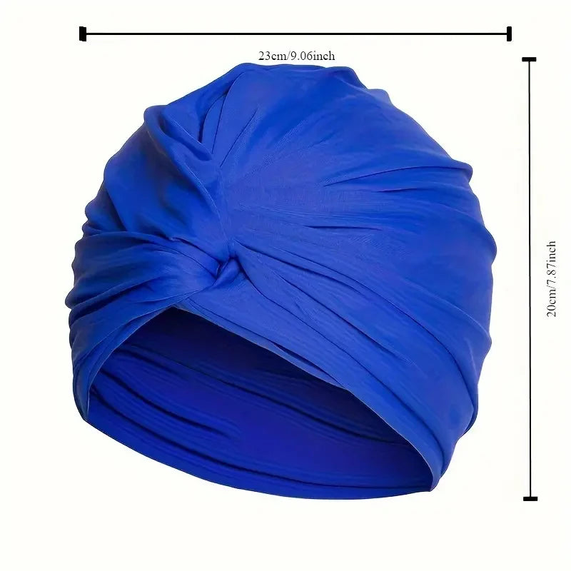 1pc Anti-Slip Swimming Cap for Long, Curly, Thick Hair and Braids - Perfect for Beach and Pool with Flexible Fit