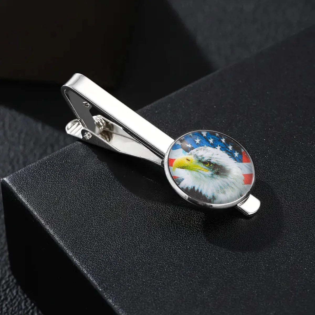 Country Flag Tie Clip For Men Germany Wales USA Macedonia Canada Man Shirt Business Party Gift Jewelry Cuff Luxury Fashion
