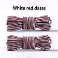 1Pair Round Striped Shoelace Outdoor Sports Shoelaces Sneaker Boots Laces Length 70cm/90cm/120cm/150cm