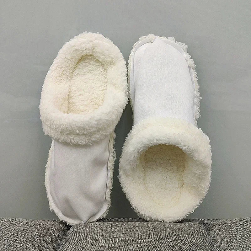 1Pair Thicken Plush Insole for Women Men Shoe Cover Winter Warm Shoe Covers Removable Plush Liner Sandals Beach Shoe Accessories