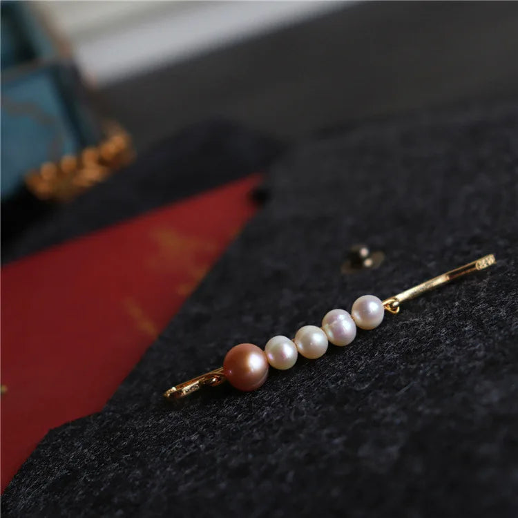 Hair Accessories for Girls Women Hairpins Clips Natural Baroque Freshwater Pearl Elegant Sweet Bridal Ornaments Wedding Gift