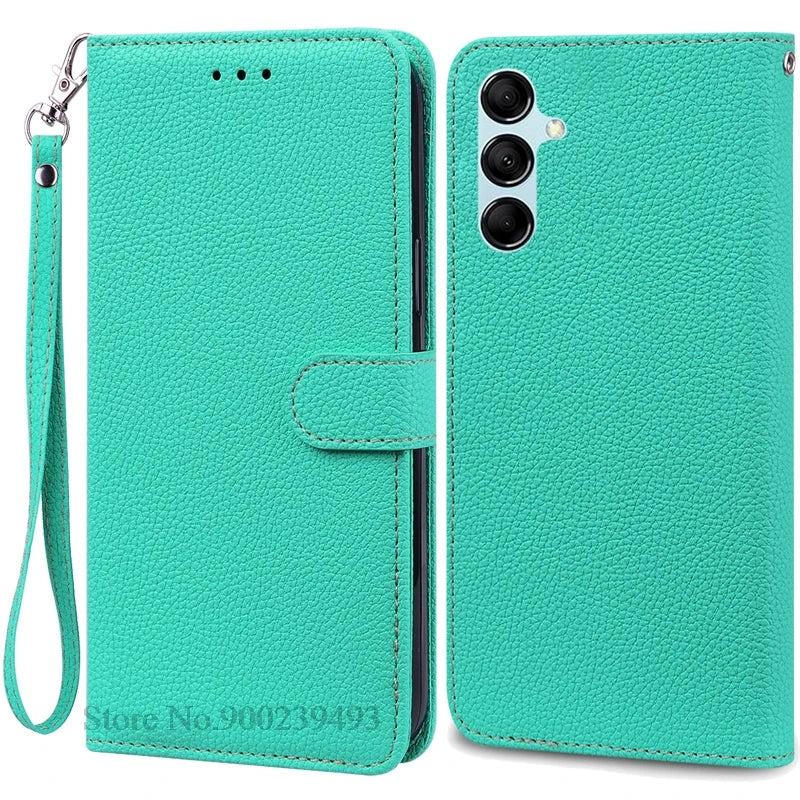 For Samsung Galaxy M55 Case Leather Wallet Flip Phone Case For Samsung M55 M156B Cover For Samsung Galaxy M55 5G Case Fundas