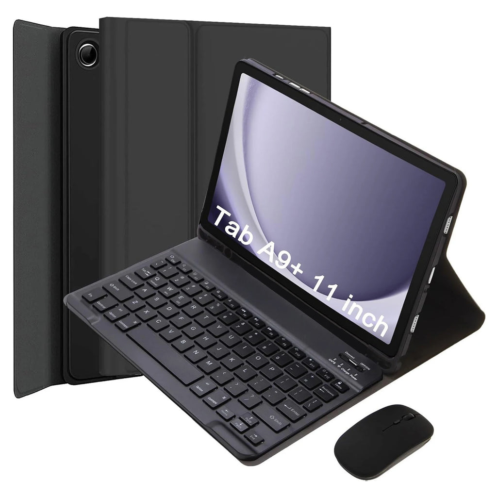 For Samsung Galaxy Tab A9 Plus 11 inch Case, Keyboard Case for Samsung Galaxy Tab A9+ 11 inch SM-X210/X216/X218