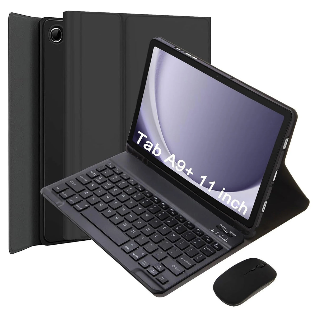 For Samsung Galaxy Tab A9 Plus 11 inch Case, Keyboard Case for Samsung Galaxy Tab A9+ 11 inch SM-X210/X216/X218