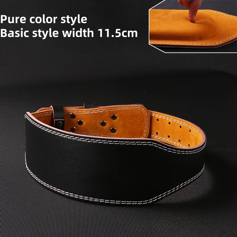Lion Embroidery Weightlifting Belt, Width 11.5/15cm Professional Gym Powerlifting Belt for Men Women, Adjustment Fitness Belt.