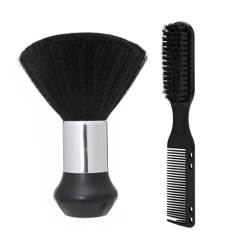 Hair Brush Neck Face Duster Hairdressing Hair Cutting Broken Hair Cleaning Brush for Barber Salon Hairdressing Styling Tool