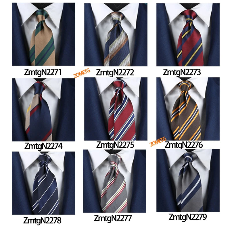 Ties for Men Fashion Necktie Striped Ties Tie Jannyday campling Necktie Wedding Ties red ties