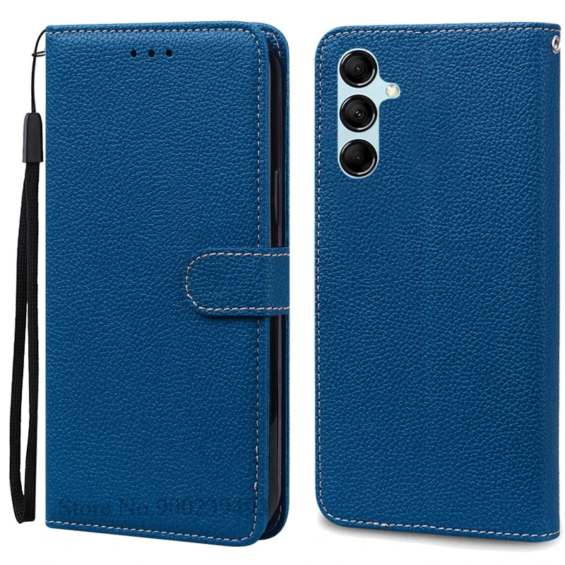 For Samsung Galaxy M55 Case Leather Wallet Flip Phone Case For Samsung M55 M156B Cover For Samsung Galaxy M55 5G Case Fundas