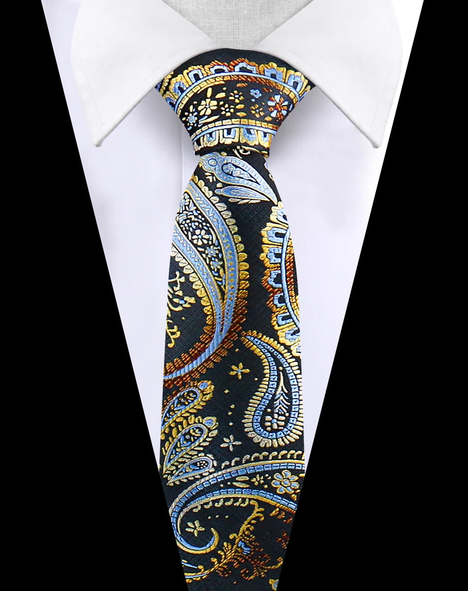 Men Tie Necktie For Men Business Wedding Party Luxury Paisley Necktie Fashion Floral Mens Neck Tie Accessories Wholesale Gravata