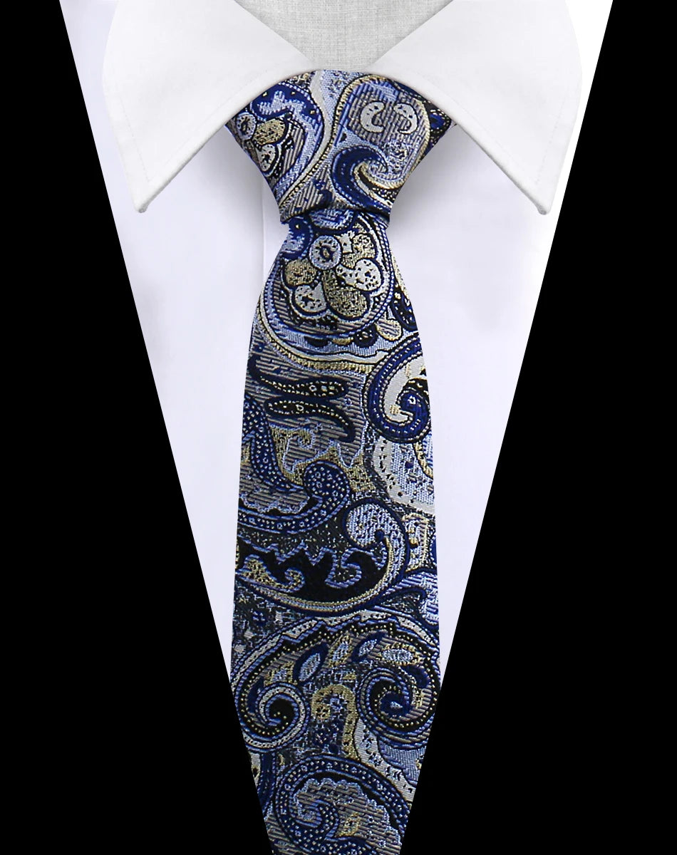 Men Tie Necktie For Men Business Wedding Party Luxury Paisley Necktie Fashion Floral Mens Neck Tie Accessories Wholesale Gravata