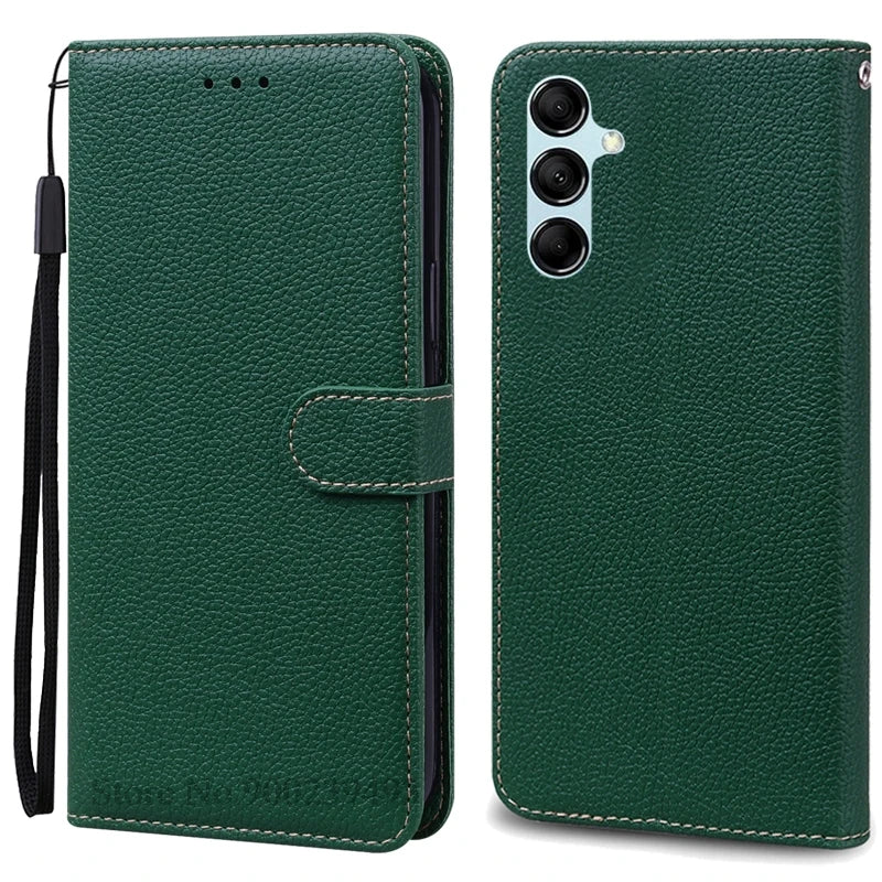 For Samsung Galaxy M55 Case Leather Wallet Flip Phone Case For Samsung M55 M156B Cover For Samsung Galaxy M55 5G Case Fundas