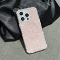 Lovely Magnetic Phone Case For iPhone 16 Pro 15 14 13 Pro Max 15Pro Cover with Pearl Bowknot Stand Shockproof Cases for Magsafe