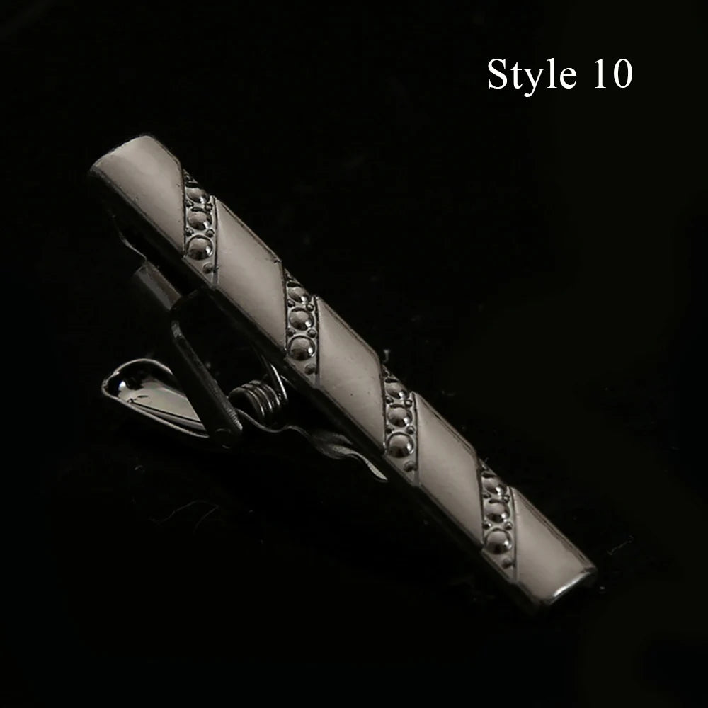 1pc Men's Short Tie Clip Simple Style Pin Clasp Rose Gold Color Male Business Necktie Clip Classic Men Jewelry Accessories Hot
