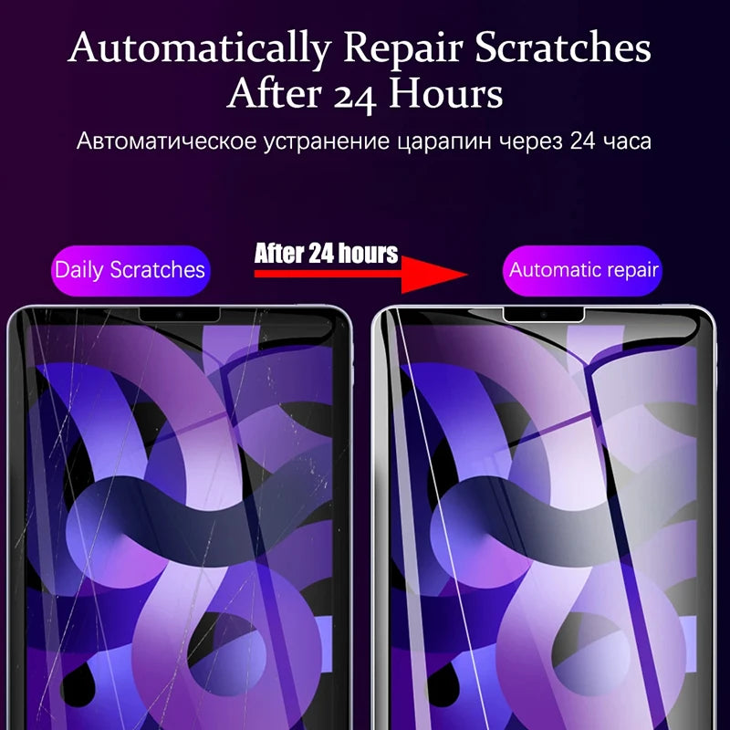 3Pcs Soft PET Screen Protector For iPad Air 5 4 3 2 1 Mini 6 5 For iPad 10.9 10th 9th 8th 7th 6th 5th Generation Protective Film