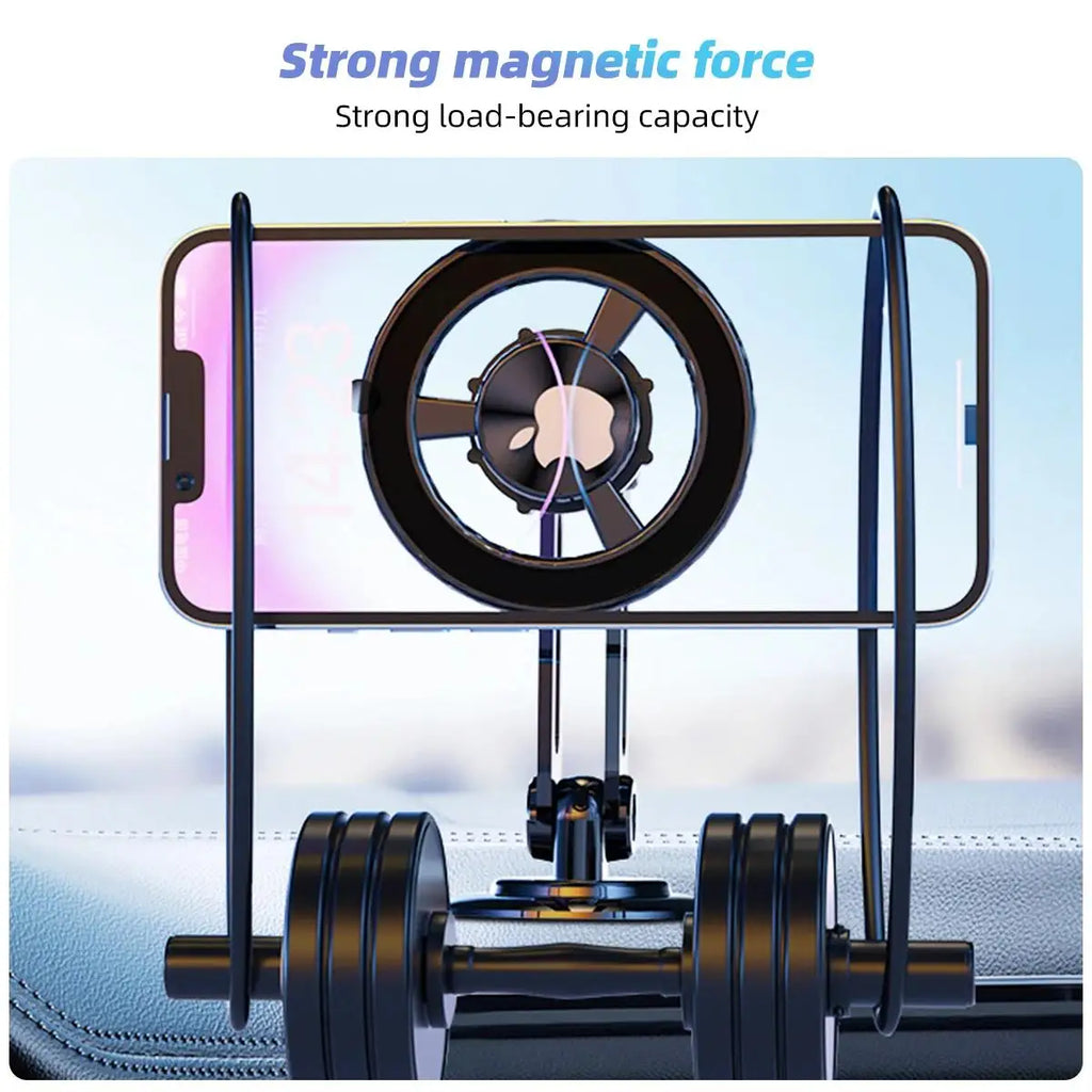 Magnetic Car Phone Holder 360° Rotatable Stand Strong Magnet GPS Navigation Bracket For MagSafe For iPhone 17 16 Xiaomi Huawei