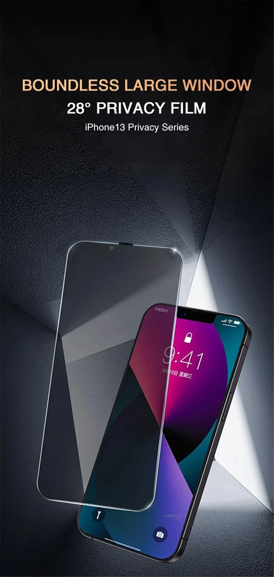 1-5Pcs Anti-Spy Tempered Glass For IPhone 15 14 13 12 11 Pro Max Full Cover Privacy Screen Protector For IPhone 13 14 15 Glass