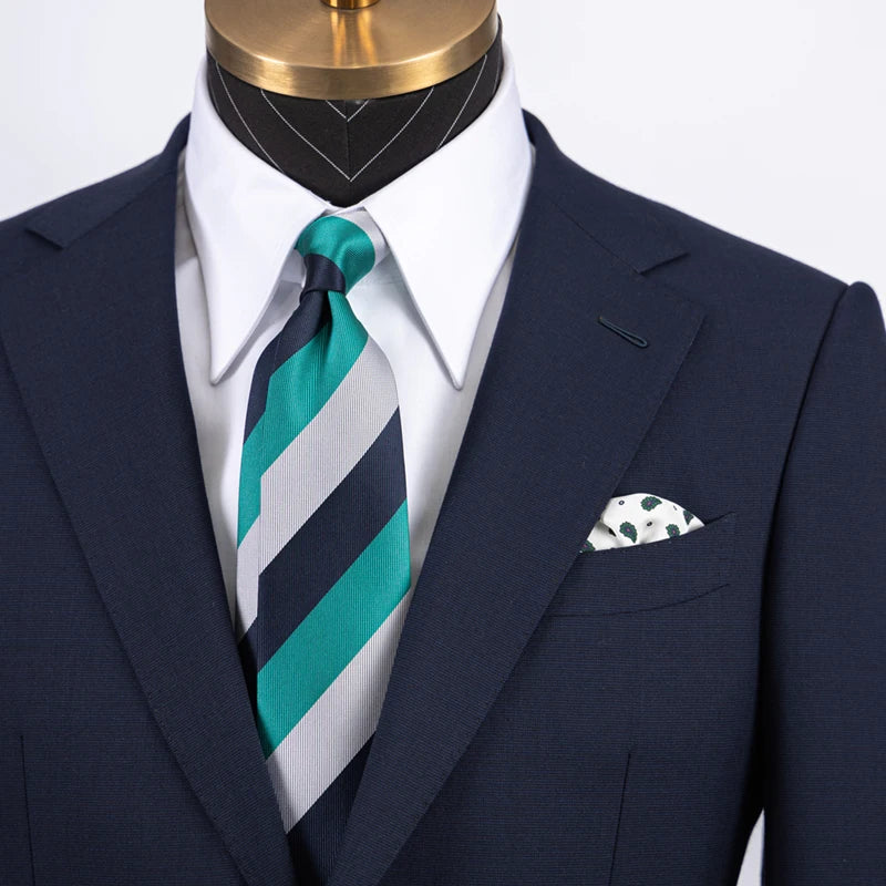 9cm Tie Ties Neckties for men High Quality Ties Red Green Tie strip Necktie Wedding neckties Fashion Zometg
