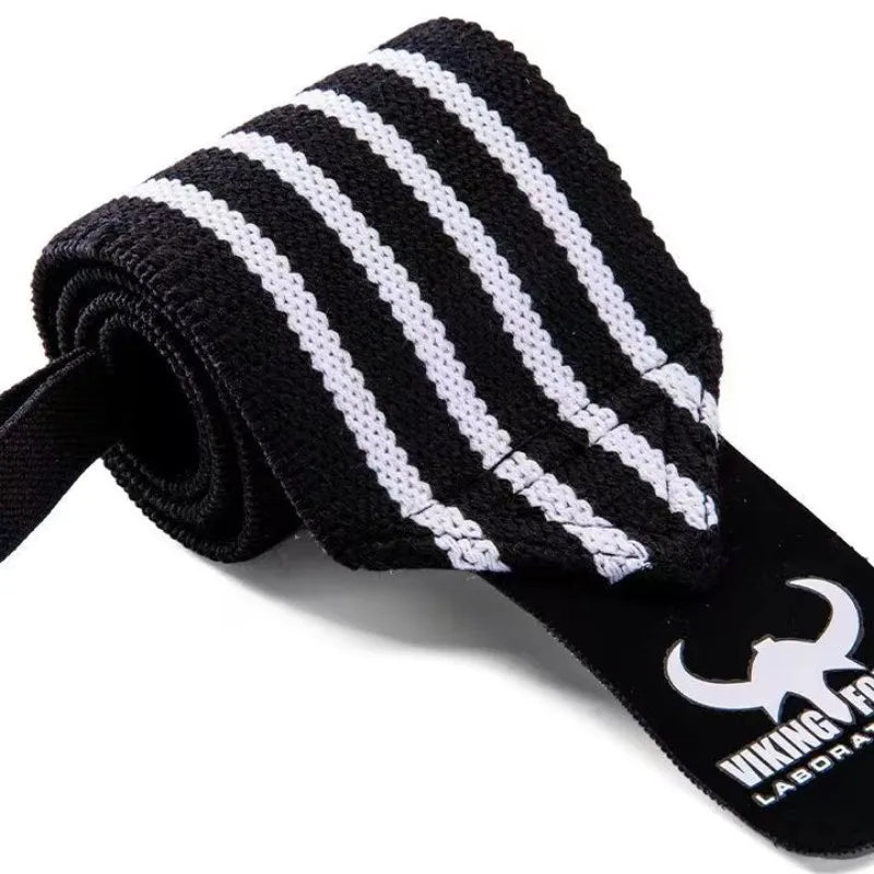 Weightlifting Wrist Strap Evil Dog Embroidery Fitness Wrist Support Wraps for Men Women Viking Wrist Gurad Gym Strength Training