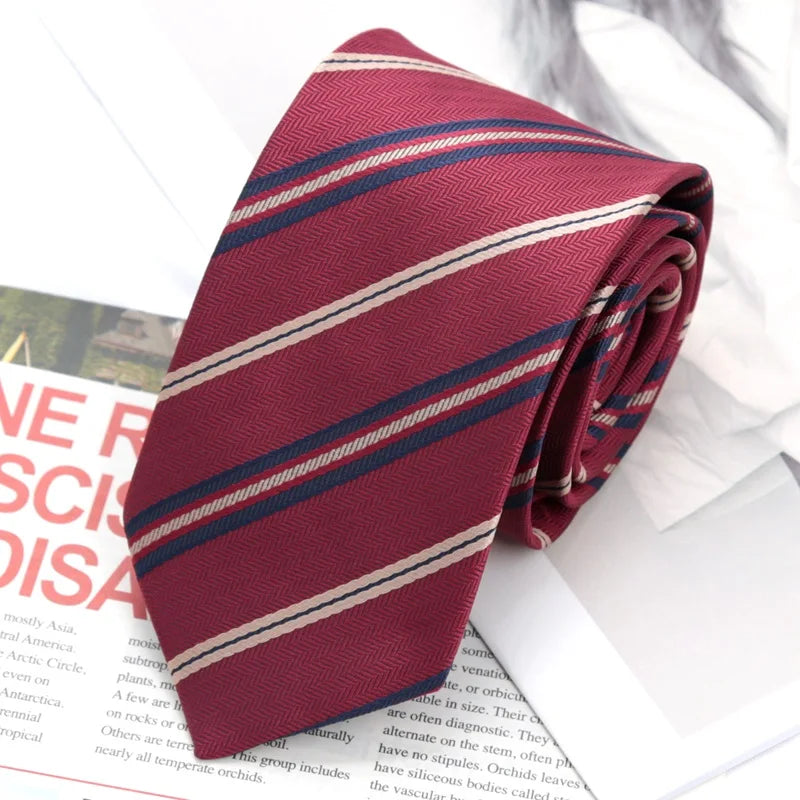 Women Men College Fashion Neck Tie Girls Japanese Style for Jk Uniform Cute Necktie Striped Uniform School Clothes Accessories