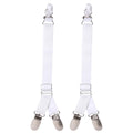 Suspender Clips For Stockings Replacemnt Corset Holder Elastic Garter Belt Straps Y/I Style Unisex Shirt Holder Socks Fastener