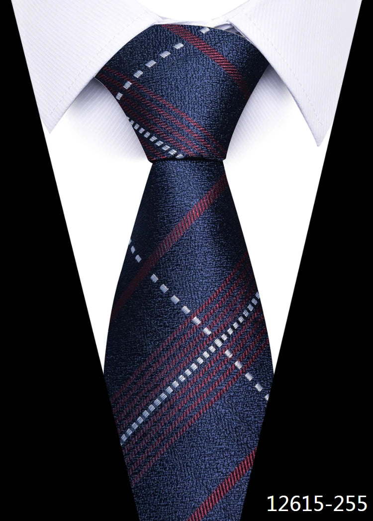 Tie For Men Newest Design Factory Sale Hot Sale 7.5 cm Necktie Yellow Plaid Shirt Accessories Man's Abraham Lincoln's Birthday