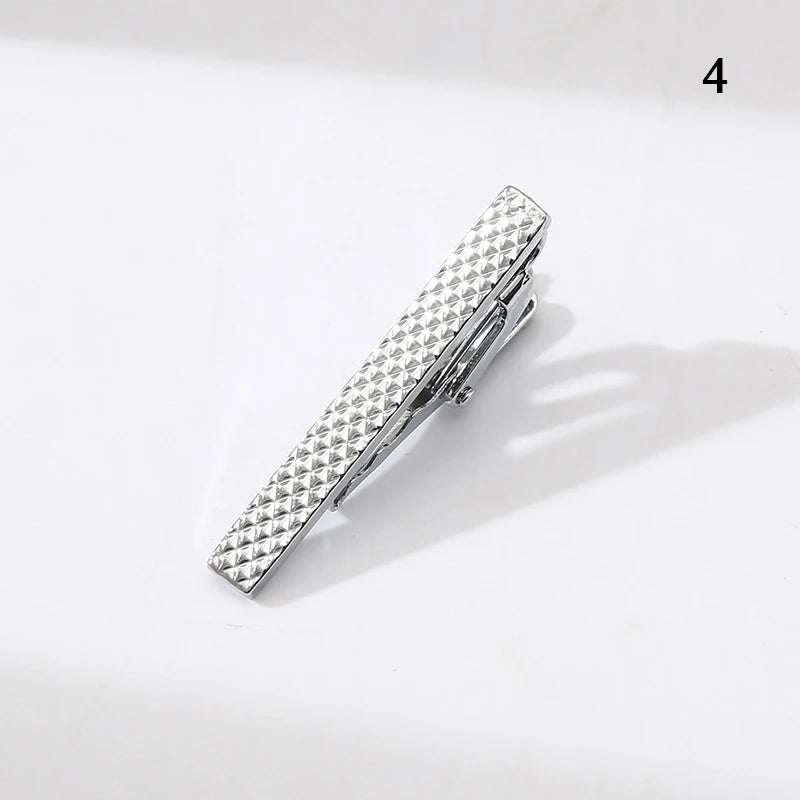 Tie Pin For Men Classic Tie Clips Copper Tie Bar Tie Collar Pin Business Corbata Necktie Clip Jewelry Gift Wedding Accessories