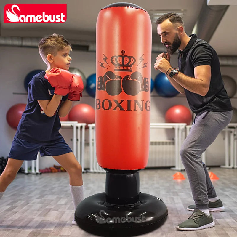 Camebust Inflatable Punching Bag, Bounce Back Bag for Boxing, Inflatable Boxing Equipment for Daily Relaxation