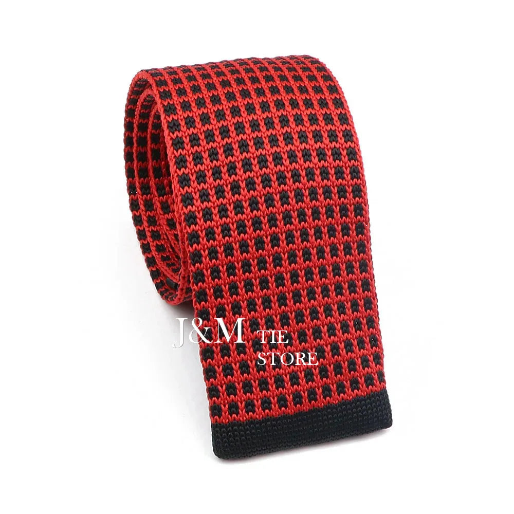 New Knit Ties For Men Casual Skinny Pink Blue Necktie Boys Girls Party Knitted Striped Neck Tie Wedding Groom Necktie Neck Wear