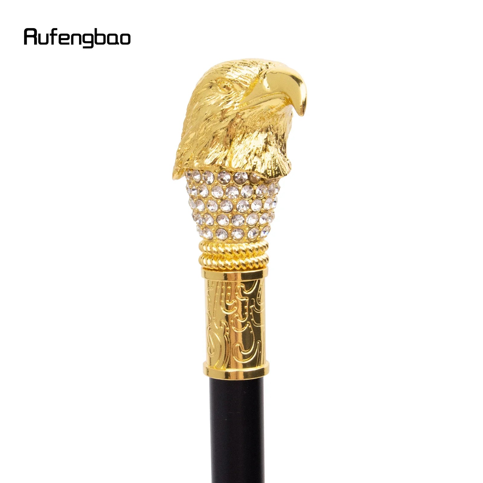 Golden White Eagle Head Decorative Stick  Parties Decorative Cane For Halloween For Cosplay And Parties, For Cosplay & Party