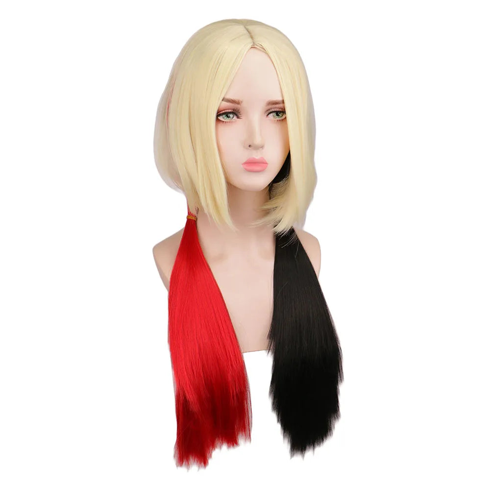 Women Hair Anime Wigs For Women Blonde Red Black Clown Halloween Cosplay Costume